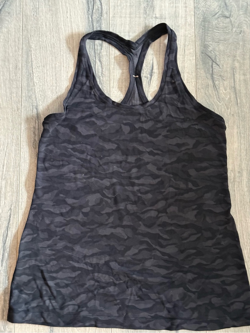 lululemon athletica Black Camo Racerback Tank